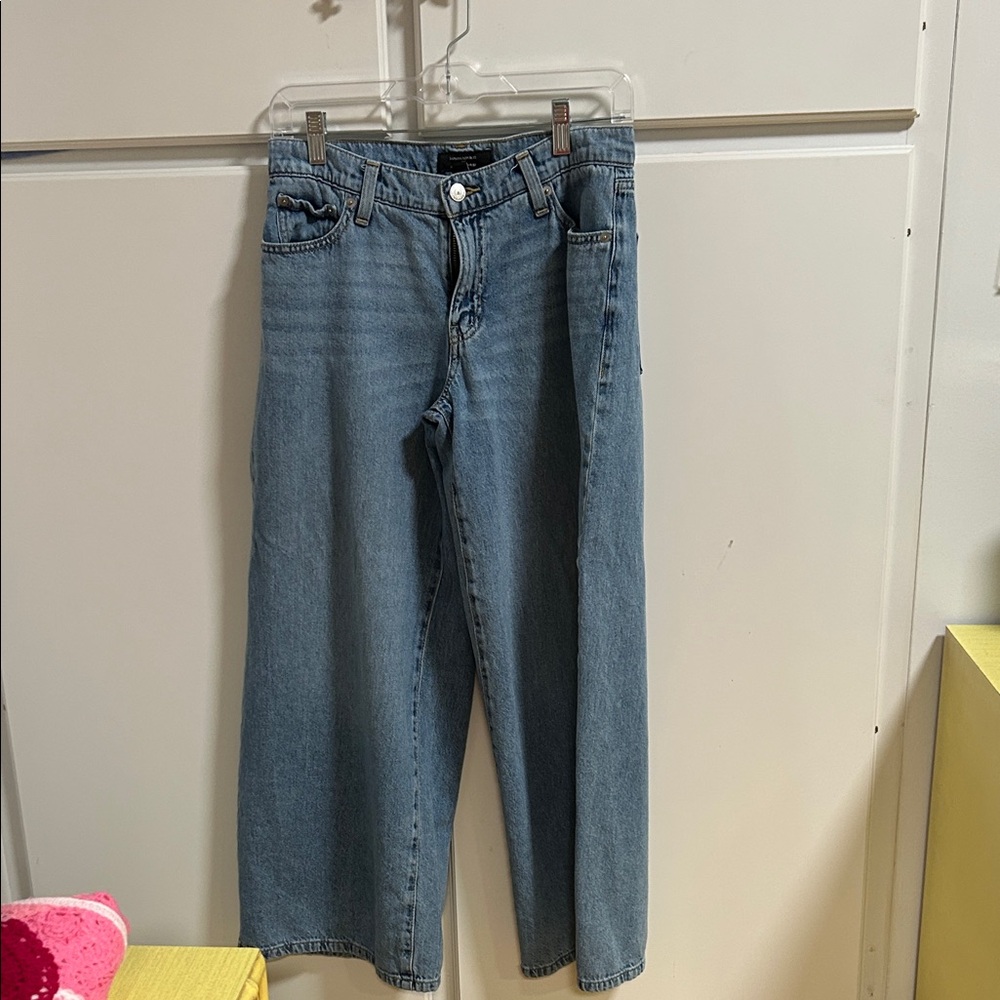 Banana Republic Baggy Midrise Blue Women Jeans 27P
